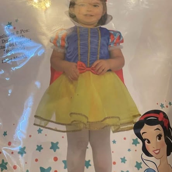 BRAND NEW baby toddler disney snow white princess halloween costume size 12-24M - Picture 2 of 3